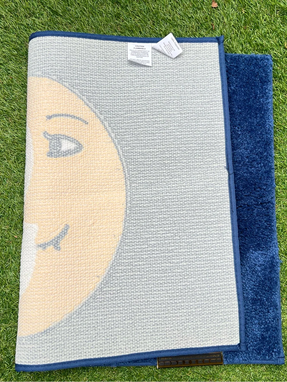 Celestial Sun Moon Bath Rug